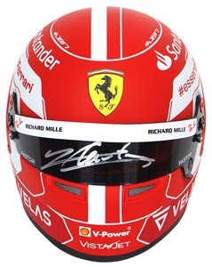 Charles Leclerc Signed Ferrari Mini-Helmet (Beckett)