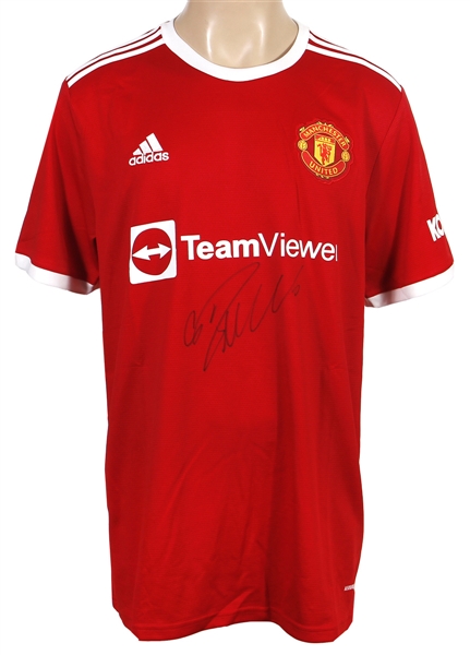 Cristiano Ronaldo Signed Manchester United Jersey (Beckett)