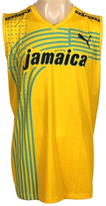 Usain Bolt Signed 2008 Olympics Replica Jamaica Jersey (Beckett)