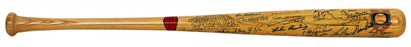 Hall of Famers Signed Bat (60+ Signatures) - Signed by Willie Mays, Hank Aaron, Ted Williams, Sandy Koufax & More! (JSA)