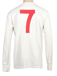 George Best 1967 Match Worn & Signed Away Jersey (RGU, Ex-Teammate William Foulkes Provenance & JSA)