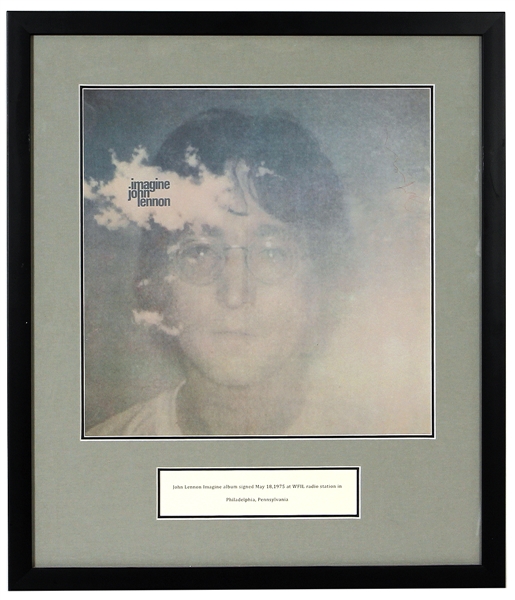 John Lennon Extraordinarily Rare Signed “Imagine” Album (REAL & Perry Cox)