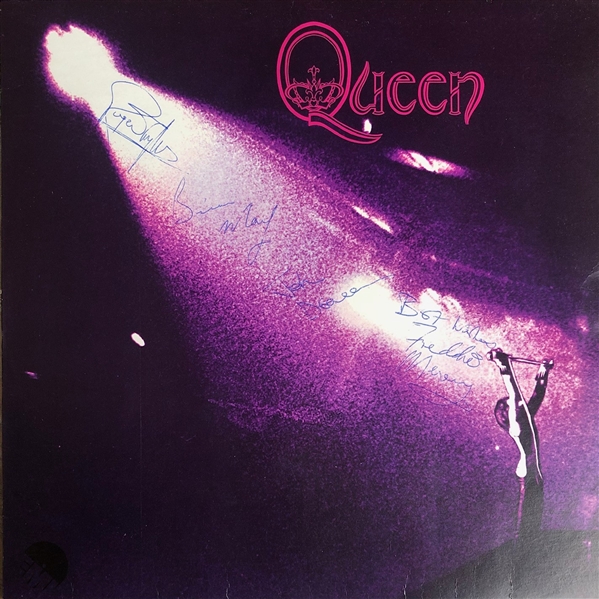 Queen Ultra Rare Fully Signed Debut Album (REAL)