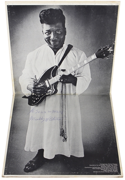 Muddy Waters Signed “Electric Mud” Album (PSA)