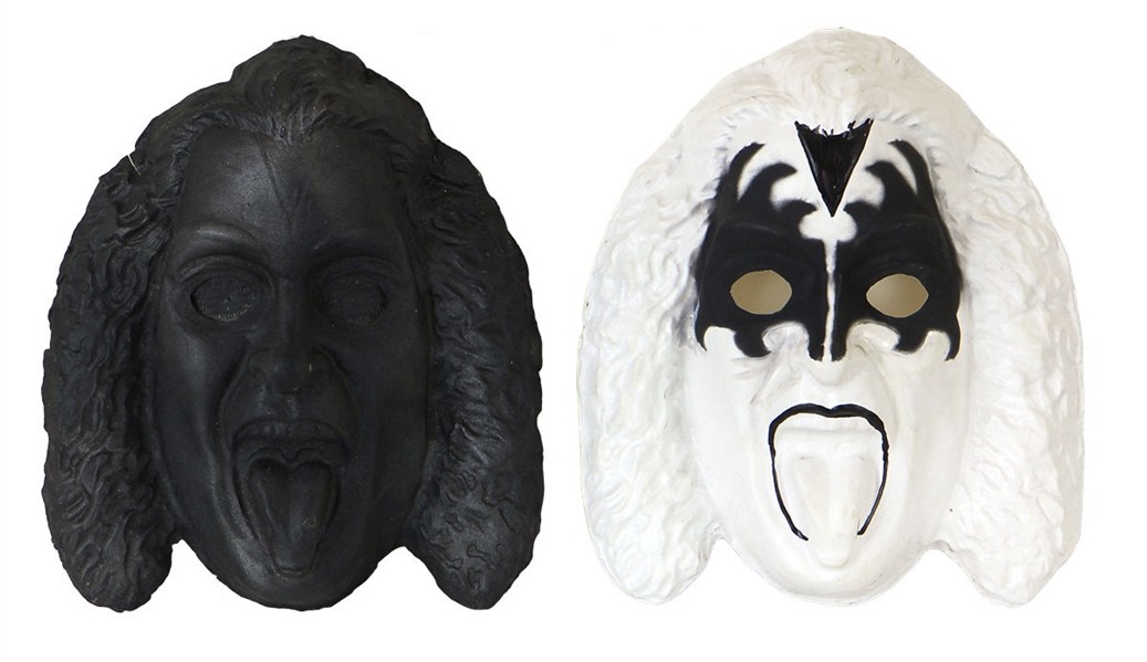 KISS Gene Simmons 1978 Halloween Collegeville Costume Aucoin Plaster Mask Mold and Production Prototype Mask Set 1 OF A KIND