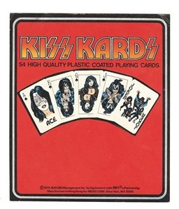 KISS Blister Pack Backing Card for the "Kiss Kards" Unreleased PROTOTYPE Toy 1979 Aucoin PRODUCT PACKAGE SAMPLE 1 OF A KIND