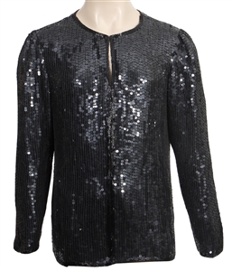 Michael Jackson 1984 "Victory Tour" Owned & Worn Custom Bill Whitten Black Sequin Jacket (RGU)