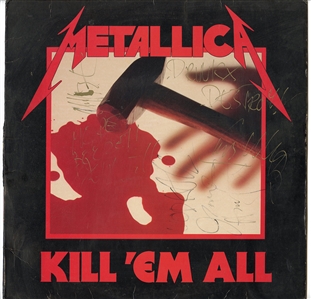 Metallica Band Signed “Kill Em All” Album (REAL)