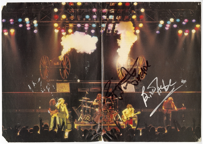 AC/DC Signed Pull-Out Magazine Poster (2)