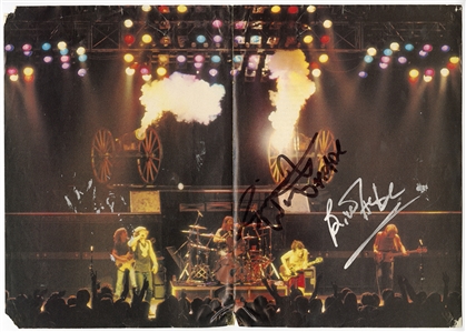 AC/DC Signed Pull-Out Magazine Poster (2)