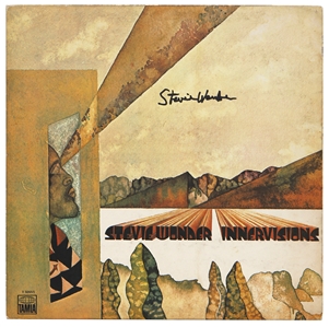 Stevie Wonder Signed "Innervisions" Album (JSA)