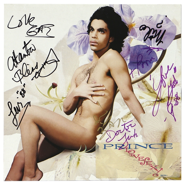 Prince & The Revolution Group Signed "Lovesexy" Album (JSA, REAL)