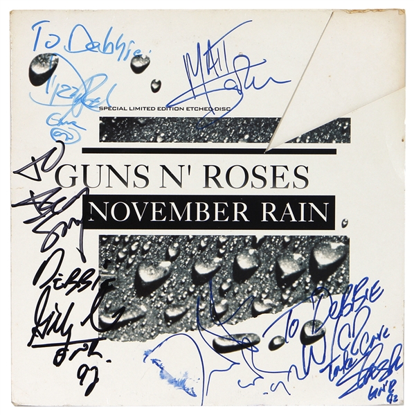 Guns N Roses Signed “November Rain” Album (REAL)