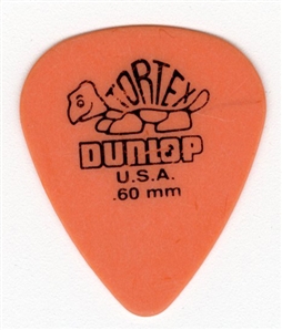 Nirvana Kurt Cobain Stage Used Orange Tortex Dunlop Guitar Pick