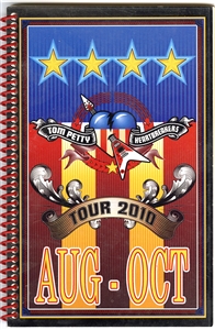 Tom Petty and the Heartbreakers Original 2010 Concert Tour Used Itinerary Book