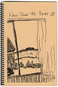 Bob Dylan Original Fall 1995 Part II Concert Tour Used Itinerary Book