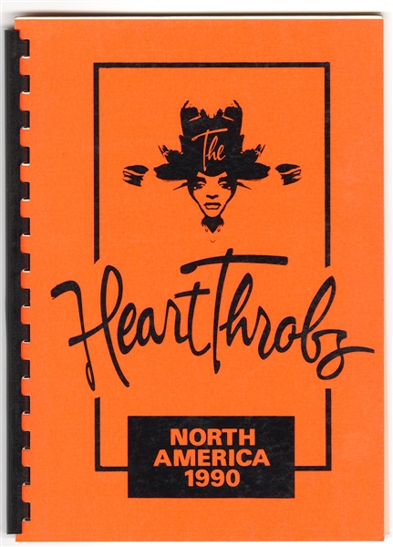 Bob Dylan Original Heartthrobs North America 1990 Concert Tour Used Itinerary Book