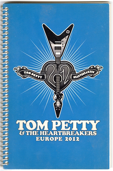 Tom Petty & The Heartbreakers Original 2012 Europe Tour Used Itinerary Book