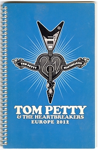 Tom Petty & The Heartbreakers Original 2012 Europe Tour Used Itinerary Book