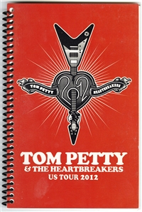 Tom Petty & The Heartbreakers 2012 US Tour Used Itinerary Book