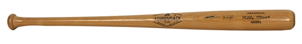 Willie Mays Signed “Willie Mays” Model Professional Adirondack Bat (Matt Minker Collection)