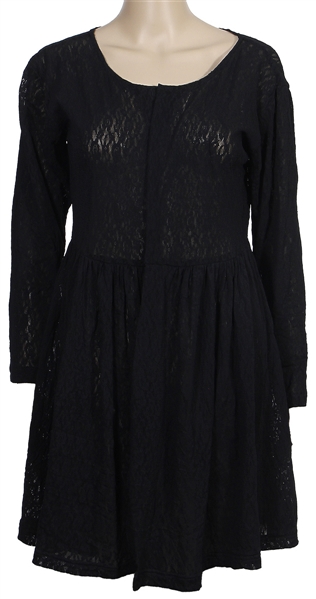 Stevie Nicks Owned & Worn Black Lace Dress from SSE