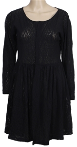 Stevie Nicks Owned & Worn Black Lace Dress from SSE