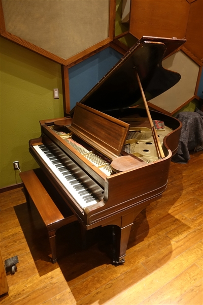 The Beach Boys (Brian Wilson and Al Jardine) Signed and Played 1926 Baby Grand Piano - Used for “No Pier Pressure” and More Studio Recordings!