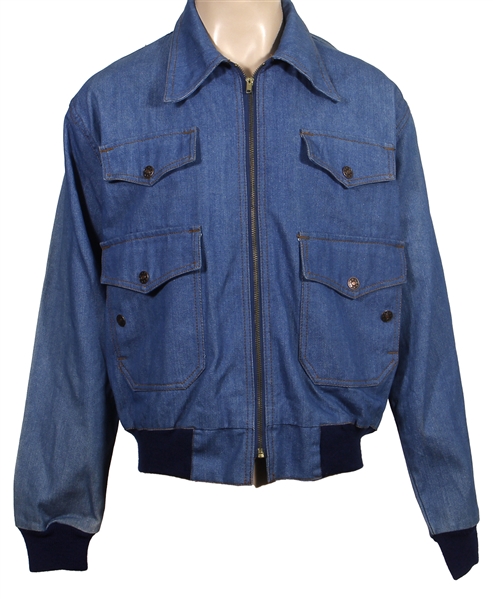 John Lennon Owned & Worn Blue Denim Zip-Up Jacket