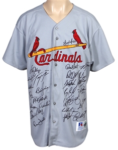 St. Louis Cardinals 1996 Team Signed Jersey (26)