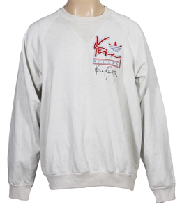 Kenny Rogers Signed Embroidered Sweatshirt