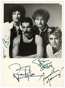 Queen Ultra Rare Fully Signed Original Promotional Photograph (JSA & REAL)