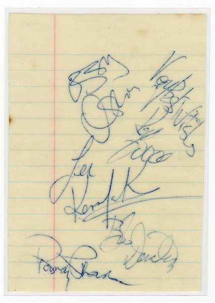 Ozzy Osbourne & Randy Rhoads Band Signed Cut - Signed During First Gig in Blackpool in 1980! (REAL)