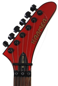 Heart Nancy Wilson Owned & 1985 Stage Used Red Kramer Baretta Guitar with Guitar Strap (Nancy Wilson LOA)