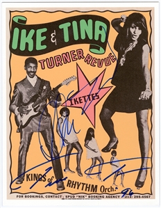 Ike & Tina Turner Signed Print (REAL)