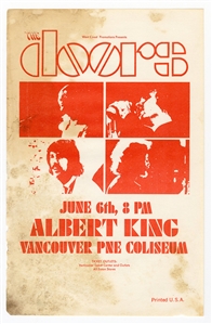 The Doors 6/6/1970 Concert Handbill