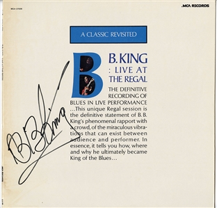 B.B. King Signed "B.B. King Live at the Regal" Album