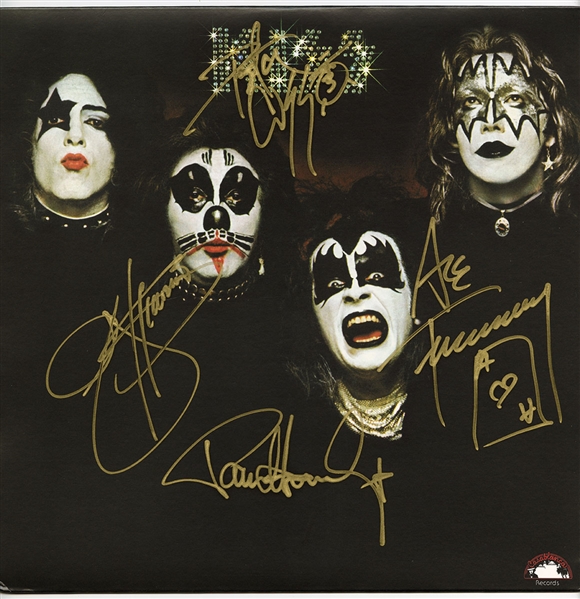 KISS Signed Debut Album