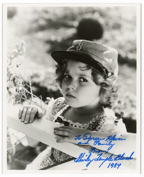 Shirley Temple Black Signed and Inscribed Photograph