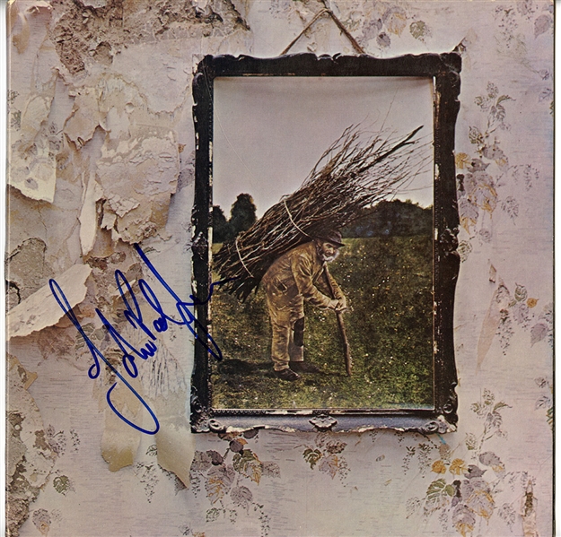 John Paul Jones Signed "Led Zeppelin IV" Album