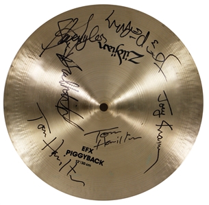 Aerosmith Signed & Stage Used Cymbal (REAL)