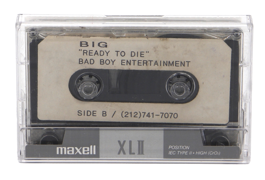 The Notorious B.I.G. Original Pre-Release Cassette of “Ready to Die” Album