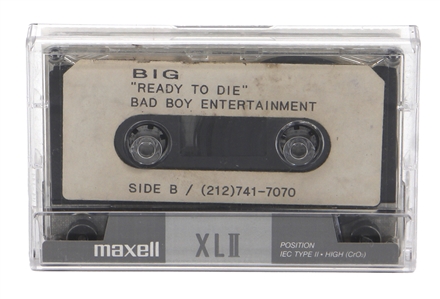 The Notorious B.I.G. Original Pre-Release Cassette of “Ready to Die” Album