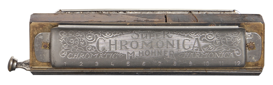 B.B. King Owned & Used Hohner Super Chromonica" Harmonica