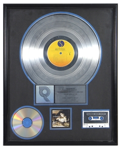 Madonna "Like A Virgin" Original RIAA Platinum Certified Sales Award