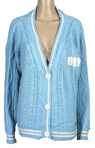 Rare Taylor Swift 1989 Taylors Version Blue Cardigan Sweater