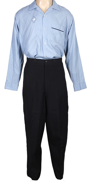 Buddy Holly Owned & Worn Blue Dress Shirt & Black Pants (Maria Elena Holly Collection)