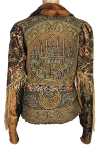Heart Nancy Wilson Stage Worn Custom Made Elaborate Tapestry Jacket with Fur Collar