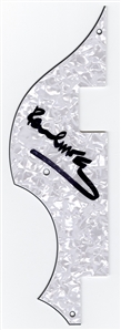 Paul McCartney Signed Hofner Pearl Pickguard (Perry Cox)