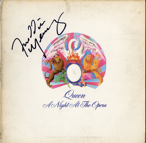 Queen Freddie Mercury Signed “A Night at the Opera” Album (REAL)